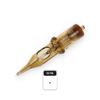 20 stk Kwadron Cartridges 0.35mm Long Taper - Round Liner