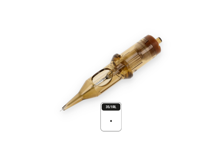 20 stk Kwadron Cartridges 0.35mm Long Taper - Round Liner