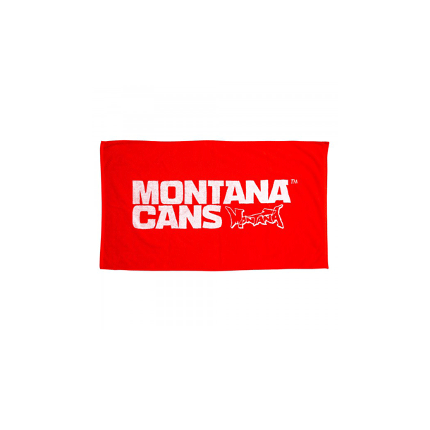 Montana Hndklde 70x40 - Type+Logo Red