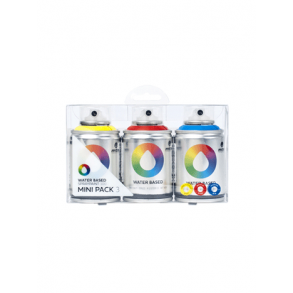MTN Water Based 100ml Pack Spraymaling - 3 stk  RBY