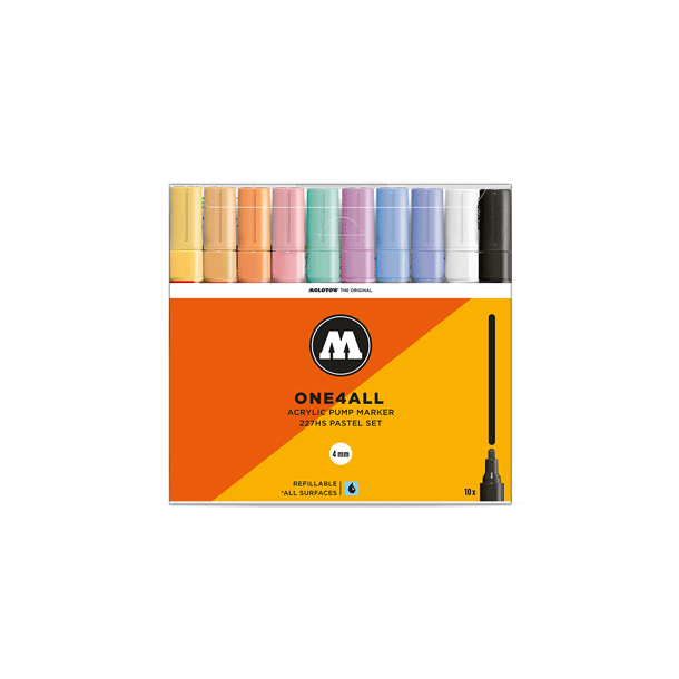 Molotow One4All 227hs Pastel Set - 10 Stk 