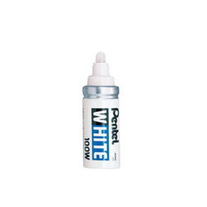 Pentel White X100-W Pocket Marker 6.5mm