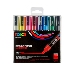 Uni Posca Markers pc-5m - Pakke med 8stk