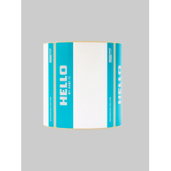 Montana HELLO MY NAME Roll of Stickers 500stk 