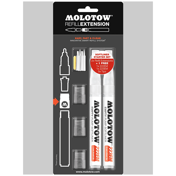 Molotow refill extension softliner set
