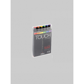 TOUCH TWIN MARKER 6STK BASIC SET